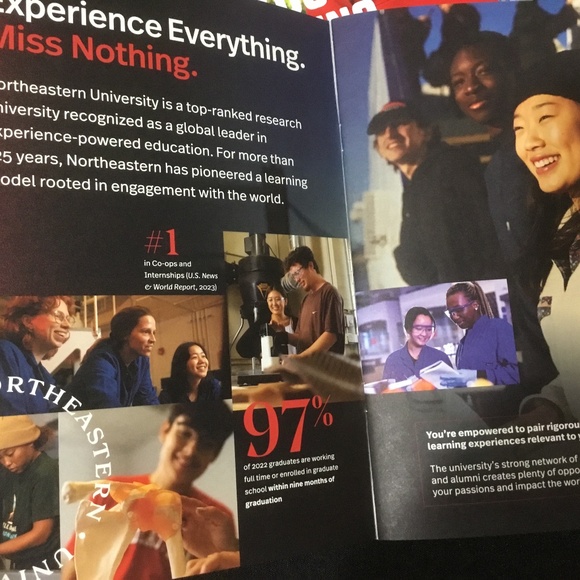 Northeastern University  Brochure & Fold Out - Picture 4 of 6